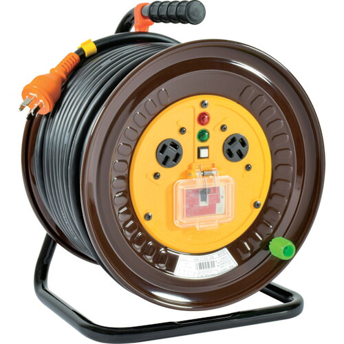 日動加工 電気工膜鳴楽器 三相２００Ｖ 過厄介なもの短絡防御すること兼用ブレーカー付 ５０ｍ 【品番：NDN-EC350-20A】