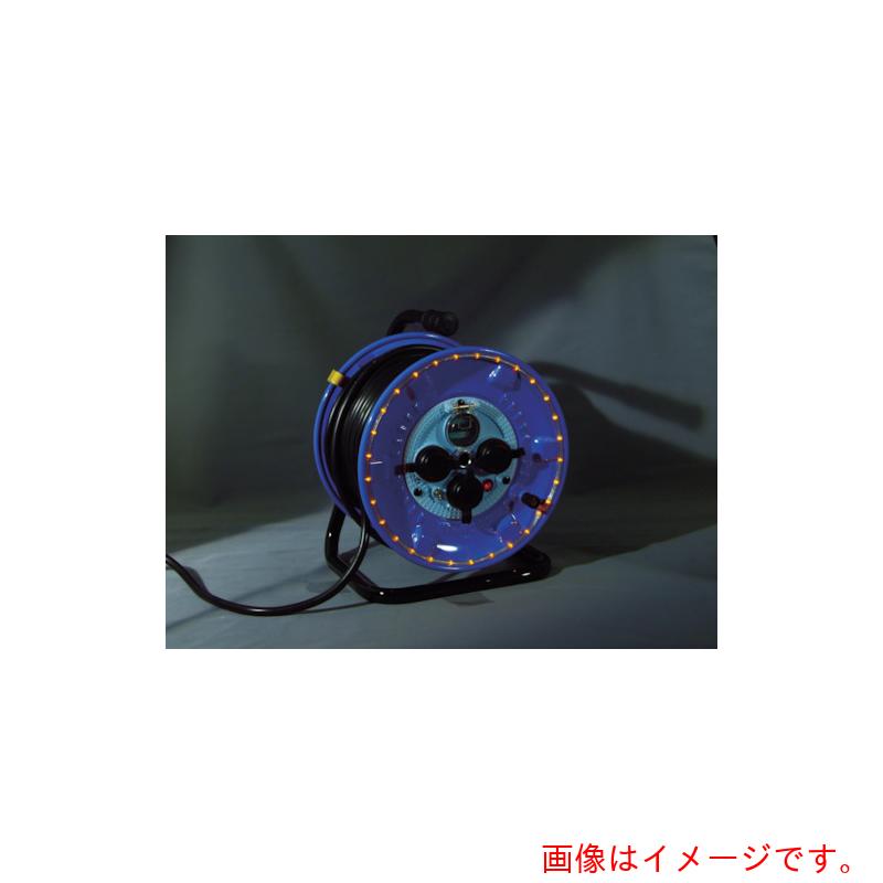 日動工業　電工ドラム　防雨型ＬＥＤラインドラム　赤　過負荷漏電保護兼用　３０ｍ　【品番：NPWL-EK33-R】｜住設プロ　店 44,715円