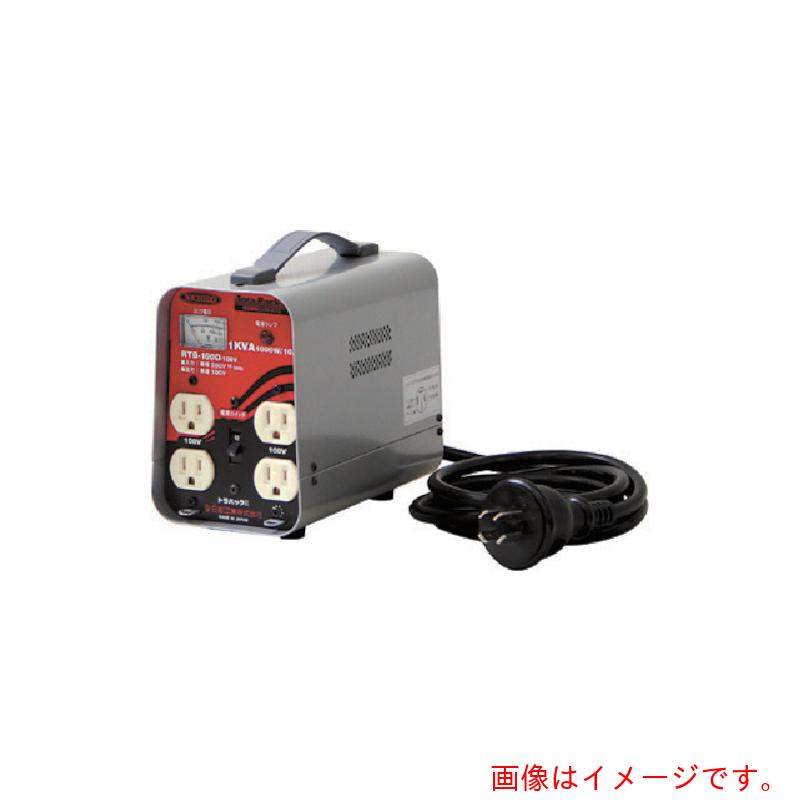 日動工業　変圧器　降圧専用トラパック　リングトランス　１ＫＶＡ　【品番：RTB-100D-100V】