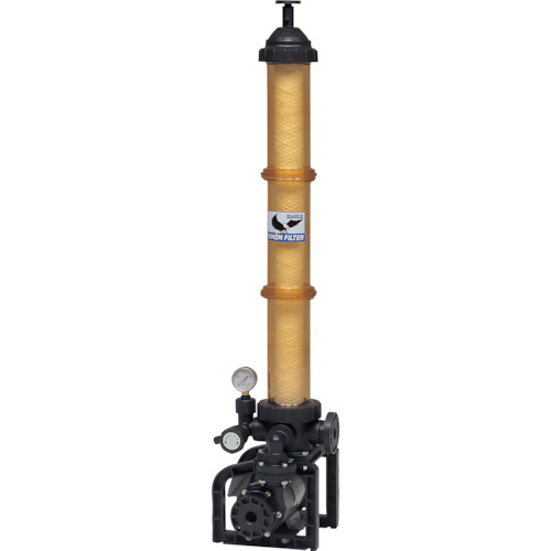 【別途送料あり】日本フイルター(NiF) ポンプ付き樹脂製ろ過機 「EGL−3−A−5−T」 ~3600L/h (中が見える透明) 750mm1本用 50Hz 【品番:EGL-3-A-5-T】|住設プロ 店