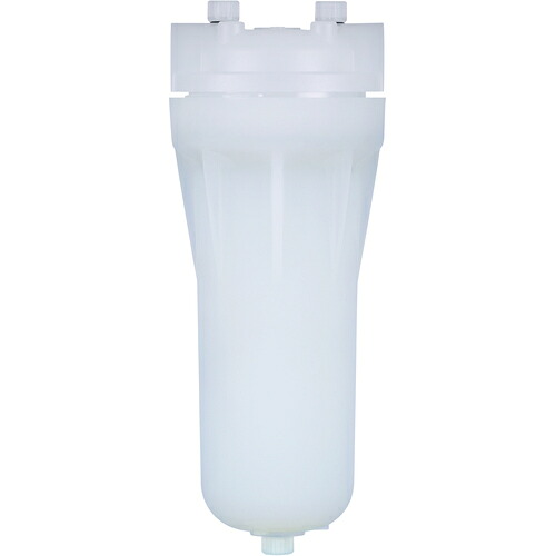 【別途貨物輸送あり】日本フイルター（NiF） 水漉しハウジング 「ＮＦＨ－ＮＰＰ－１０－Ｎ－Ｘ」 ＰＰ製 ２５０粍１本用 Ｏ輪っか：ＮＢＲ 部屋の入り口／はけ口／ドレン３引き渡し繋ぎ付き添い人 【品番：NFH-NPP-10-N-X】