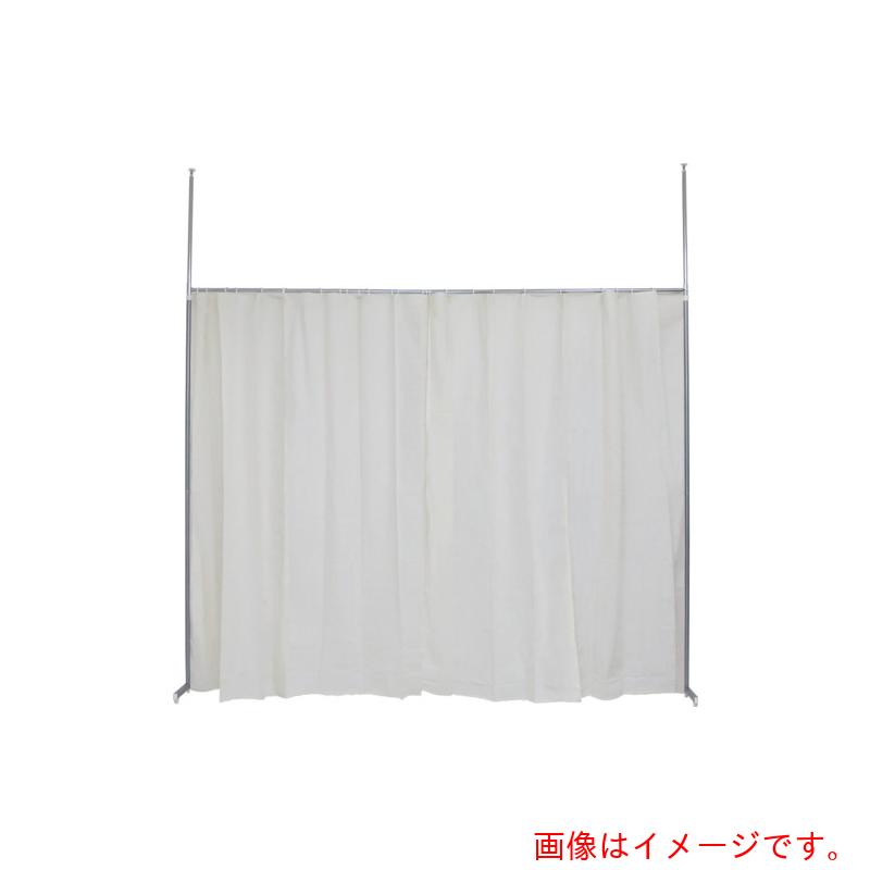 【別途送料あり】日本住器工業 ロングタイプ 突っ張り目隠しカーテン アイボリー 【品番：MK-B IV LONG】