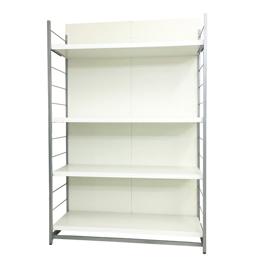 【別途送料あり】日本住器工業　間仕切り収納ラック　幅１２０ｃｍ　アイボリー　【品番：R-120P IV】