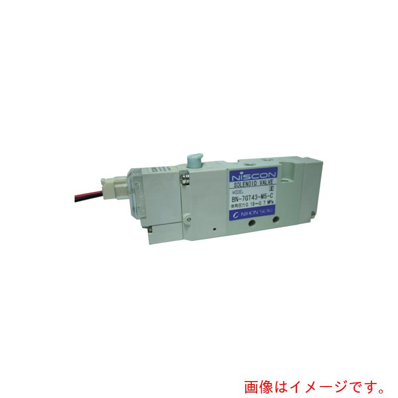 日本精器 ４道のり電磁弁 Ｍ５シングルＡＣ２００Ｖ７ＧＴ 【品番：BN-7GT43-M5-C-E200】