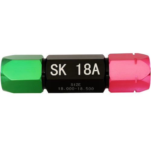 新潟精機　ＳＫ　アルミピンバイス　使用サイズ（ｍｍ）１８．００～１８．５０　【品番：APV-18A】