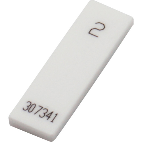 【メール便対応】新潟精機　ＳＫ　セラミックブロックゲージ　０級相当品　２．００ｍｍ　【品番：BC0-200】