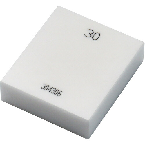 【電子メイル便相応う】新潟精機 ＳＫ セラミックブロックゲージ ０級好いかげんに品 ３０．００粍 【品番：BC0-3000】