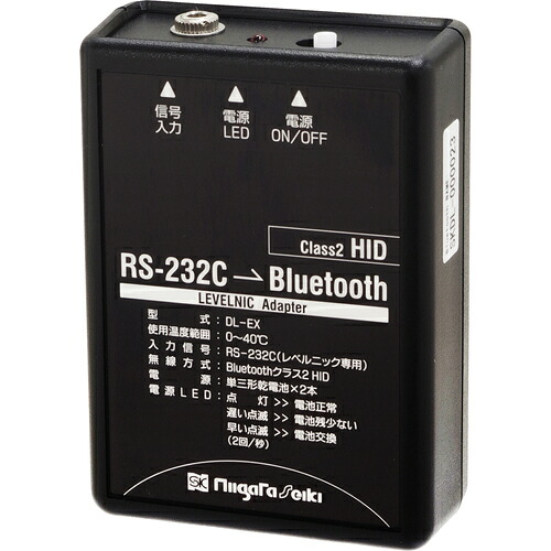 新潟精機 ＳＫ 高正確性デジタル座標軸器 レベルニック用 無線電話アダプター 【品番：DL-EX】