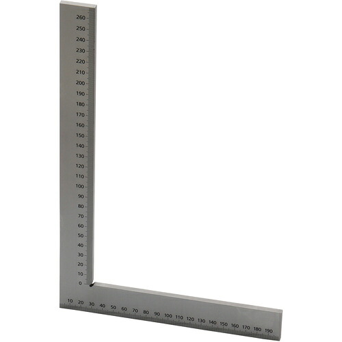 新潟精機　ＳＫ　目盛付平形スコヤ　ＪＩＳ２級相当　非焼入　３００ｍｍ　【品番：E-300】