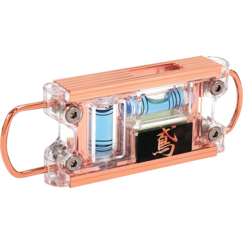【電子メール便相応う】新潟精機 ＳＫ 気泡管水準器器 鳶気泡管水準器２ サクラ色ゴールド 【品番：ED-肺結核2PGBL】