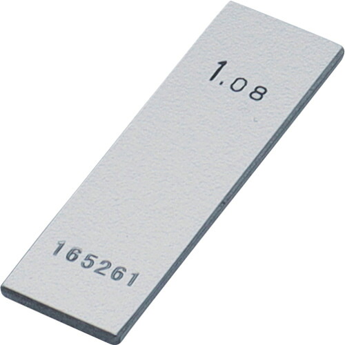 【メール便対応】新潟精機　ＳＫ　鋼ブロックゲージ　０級相当品　１．０８ｍｍ　【品番：GB0-108】