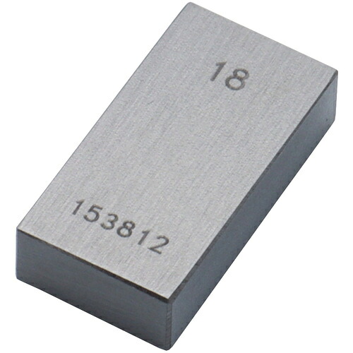 【メール便対応】新潟精機　ＳＫ　鋼ブロックゲージ　０級相当品　１８．００ｍｍ　【品番：GB0-1800】