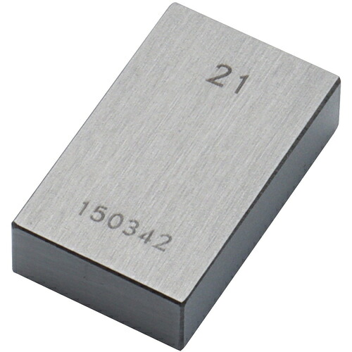 【メール便対応】新潟精機　ＳＫ　鋼ブロックゲージ　０級相当品　２１．００ｍｍ　【品番：GB0-2100】