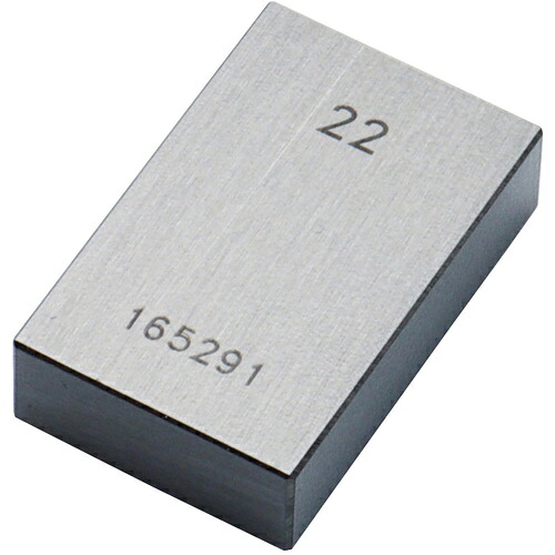 【メール便対応】新潟精機　ＳＫ　鋼ブロックゲージ　０級相当品　２２．００ｍｍ　【品番：GB0-2200】