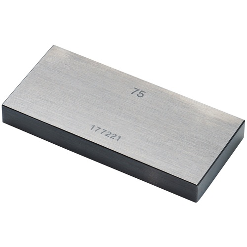 【メール便対応】新潟精機　ＳＫ　鋼ブロックゲージ　０級相当品　７５．００ｍｍ　【品番：GB0-7500】｜住設プロ　店