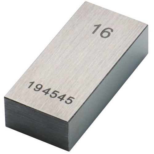 【メール便対応】新潟精機　ＳＫ　鋼ブロックゲージ　１級相当品　１６．００ｍｍ　【品番：GB1-1600】 5,636円
