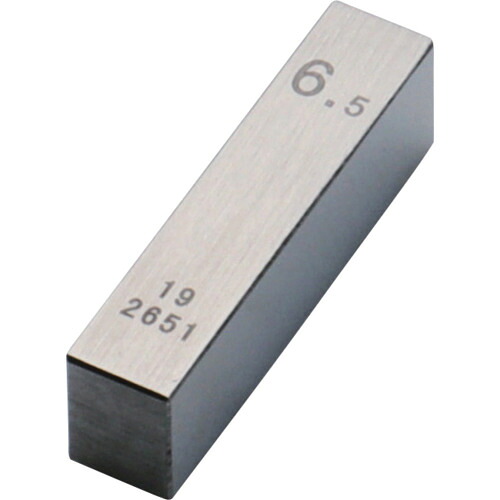 【メール便対応】新潟精機　ＳＫ　鋼ブロックゲージ　１級相当品　６．５０ｍｍ　【品番：GB1-650】