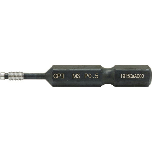 【電子メール便相応う】新潟精機 ＳＫ 六角軸ビット付ねじゲージ Ｍ３ｘＰ０．５ 【品番：GP2H-0305】