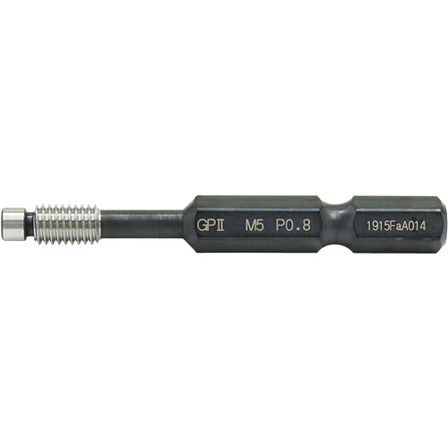 【電子メール便相応う】新潟精機 ＳＫ 六角軸ビット付ねじゲージ Ｍ５ｘＰ０．８ 【品番：GP2H-0508】
