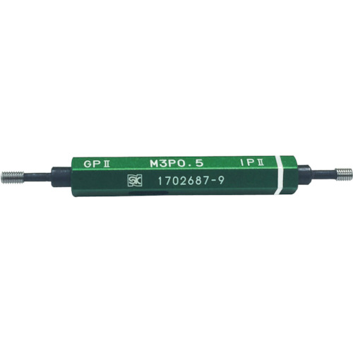 【電子メイル便相応う】新潟精機 ＳＫ 制限事項ねじ繋ぎ 精神測定検査用 旧ＪＩＳ Ｍ３×Ｐ０．５ 【品番：GPIP2-0305】