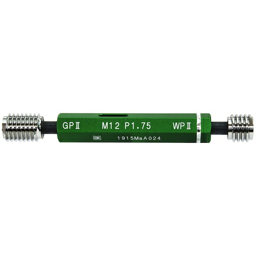 新潟精機 ＳＫ 制限事項ねじ繋ぎゲージ 仕立て上げる用 Ｍ１２ｘＰ１．７５ 【品番：GPWP2-12175】