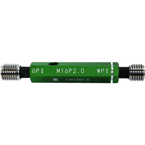 新潟精機　ＳＫ　限界ねじプラグゲージ　工作用　Ｍ１６ｘＰ２．０　【品番：GPWP2-1620】