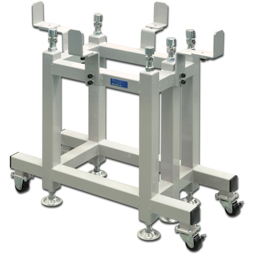 【別途送料あり】新潟精機 SK 石定盤架台 キャスター付 600x600x130mm 【品番:GTW-6060J】|住設プロ 店