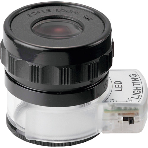 新潟精機　ＳＫ　ライトスケールルーペ　１０倍　【品番：LSL-35】