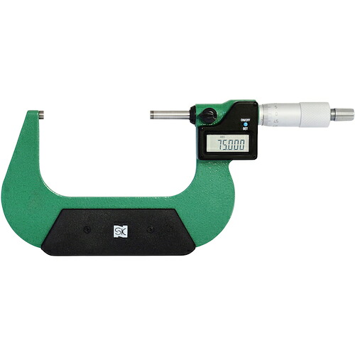 新潟精機　ＳＫ　デジタル外側マイクロメータ　ＱＥＭ１３３－１００　測定範囲７５～１００ｍｍ　【品番：QEM133-100】