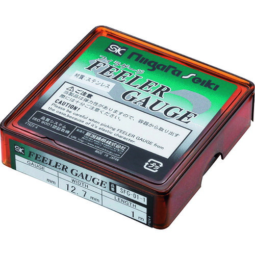 【メール便対応】新潟精機　SK　フィラゲージ　ＳＵＳ　ステンレス　０．０２ｘ５ｍ　【品番：SFG-02-5】