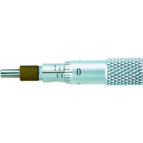 【メール便対応】新潟精機　ＳＫ　マイクロメータヘッド　測定範囲０～５ｍｍ　ストレートステム　先端球面　【品番：0010-050】