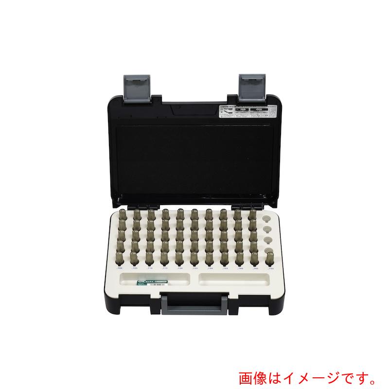 新潟精機　ＳＫ　鋼ピンゲージセット　ＡＡシリーズ　＋&minus;公差　０．５００～０．７５０ｍｍ（０．００５ｍｍとび計５１本）　【品番：AA-0E】｜住設プロ　店