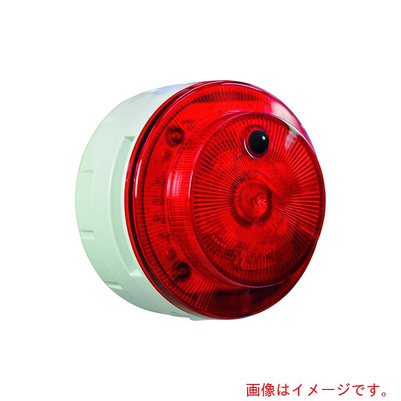 日惠製造所（NIKKEI） ＬＥＤ回転させる注意報機 ニコＵＦＯｍｙｕｂｏ 蓄電池式 人感検知器 赤 通り路工事 【品番：VK10M-B04JR-DK】