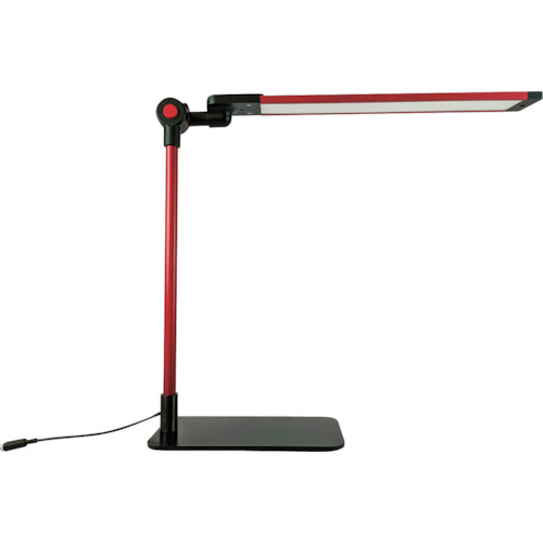 日機　卓上式ＬＥＤ面発光型ライト　１４Ｗ　ＡＣ１００Ｖ　本体色：赤　【品番：NLUD10BD-AC-RED】
