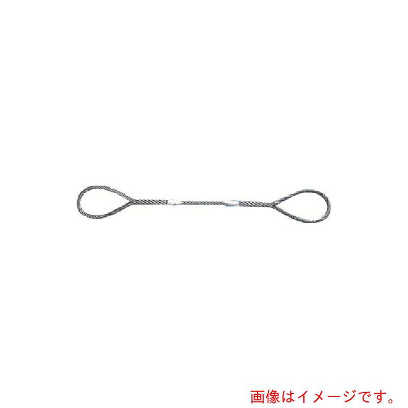 日興製綱（NIKKO） Ｗスリング（裸） 全長４．０ｍ スリング径１６粍 【5個】 【品番：W16-4H】