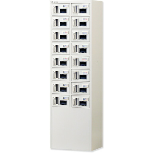 仁張仕立て上げる所（ニンバリ） 価値高い品ロッカー（２列８段）窓付暗証電話番号錠 【品番：NKBA-0208W】