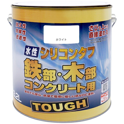 ニッペホームプロダクツ 水溶性ケイ素樹脂手ごわい 白いこと ３．２Ｌ 【品番：4976124092565】