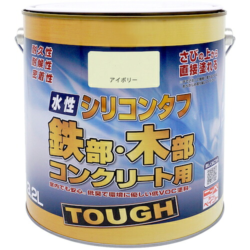ニッペホームプロダクツ 水溶性ケイ素樹脂手ごわい 象牙色 ３．２Ｌ 【品番：4976124092763】