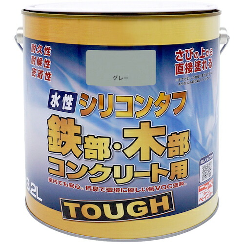 ニッペホームプロダクツ 水溶性ケイ素樹脂手ごわい 薄墨色 ３．２Ｌ 【品番：4976124093760】