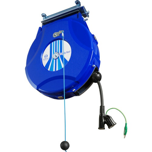 日平機器 コンセントリール(ブレーキ付) 125V/8A 【品番:HEP-810CS-BL】|住設プロ 店