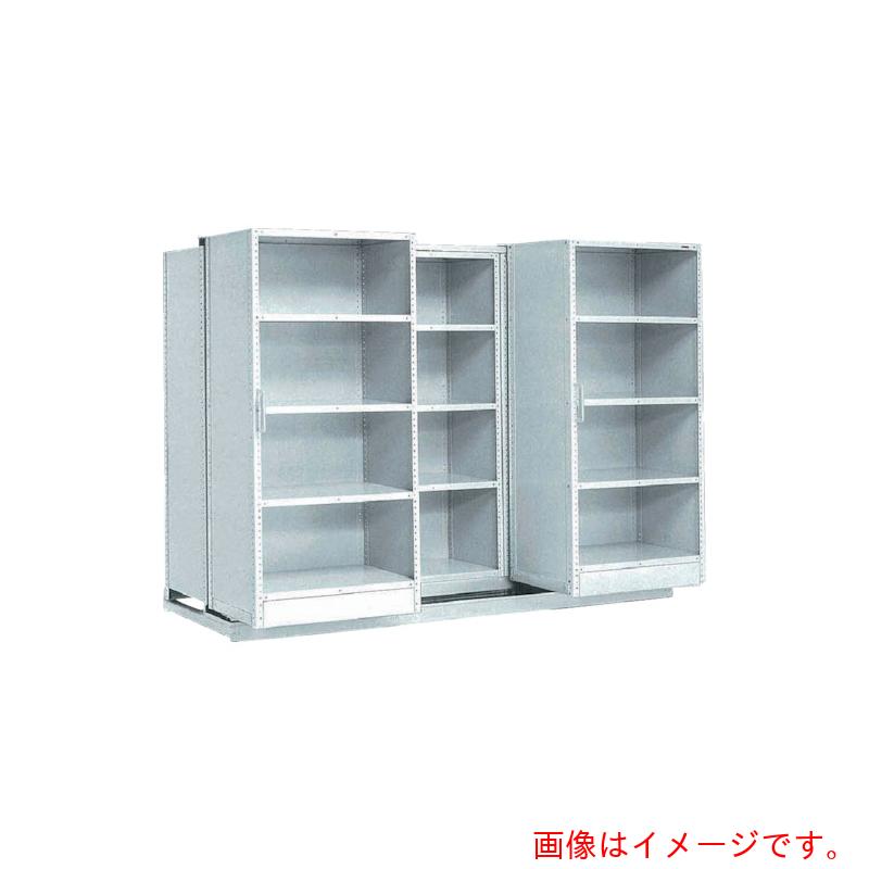 【別途送料あり】日本ファイリング　移動棚　フロントライナーモデルセット　全幅３６１０×全奥行９４０×全高２２２０ｍｍ　【品番：3S4-3S3H7】