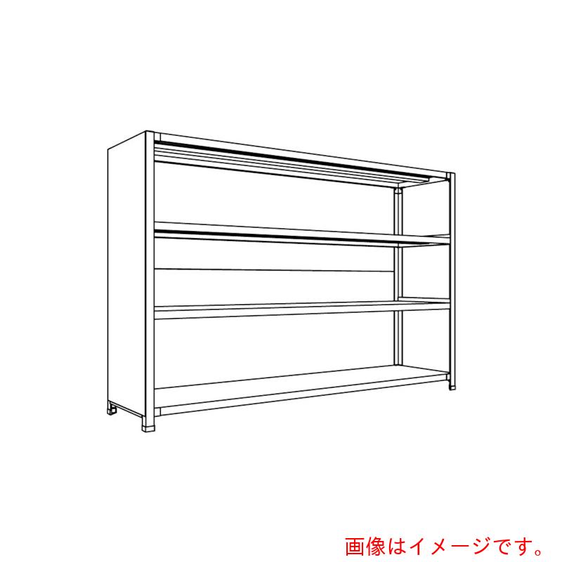 【別途送料あり】日本ファイリング　背板・側板付軽量物品棚Ｗ１８００Ｄ４５０Ｈ１２００Ｆ４　【品番：LA46S-24】｜住設プロ　店