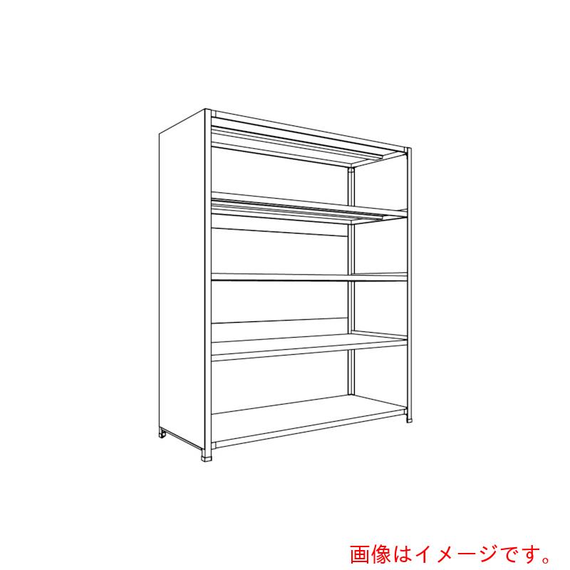 【別途送料あり】日本ファイリング　背板・側板付軽量物品棚Ｗ１５００Ｄ６００Ｈ１８００Ｆ５　【品番：LA65L-25】｜住設プロ　店