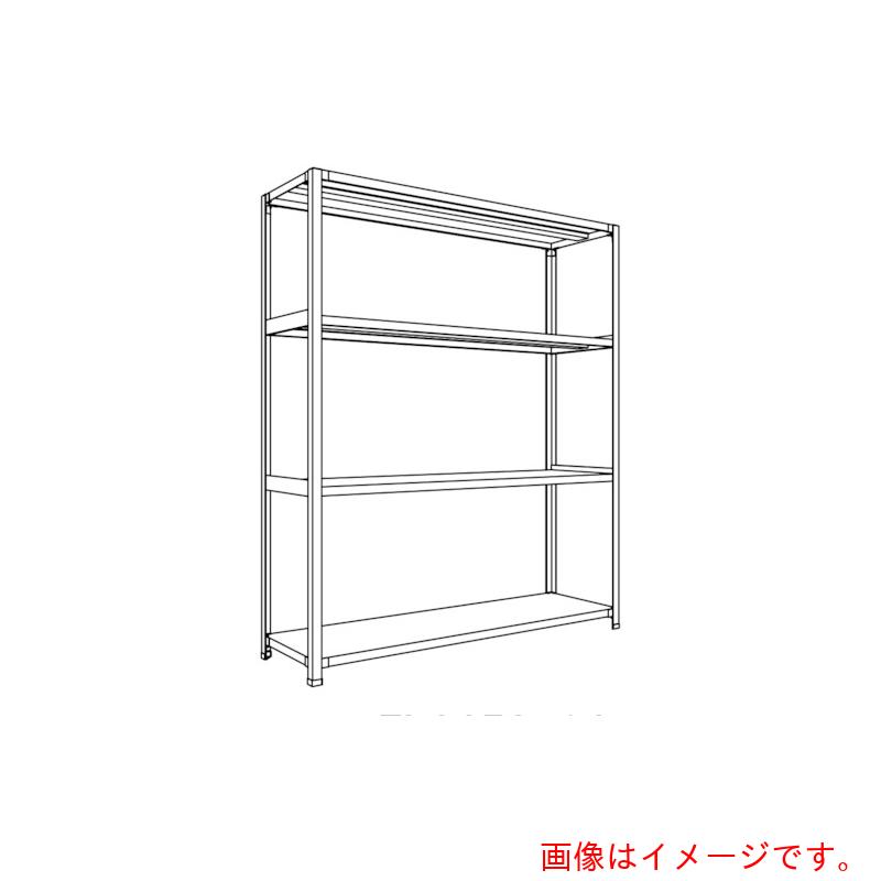 【別途貨物輸送あり】日本ファイリング 軽さ開放的棚 中棚ボルトレスタイプＷ１５００Ｄ４５０Ｈ１８００Ｆ４ 【品番：天使の都市65S-14】