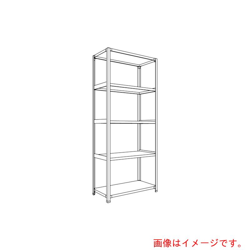 【別途送料あり】日本ファイリング　軽量開放棚　中棚ボルトレスタイプＷ９００Ｄ４５０Ｈ２１００Ｆ５　【品番：LA73S-15】