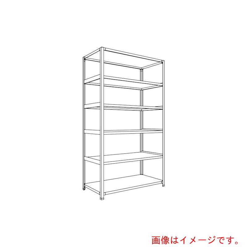 【別途送料あり】日本ファイリング　軽量開放棚　中棚ボルトレスタイプＷ１２００Ｄ６００Ｈ２１００Ｆ６　【品番：LA74L-16】