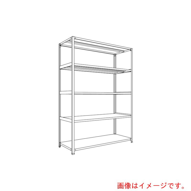 【別途送料あり】日本ファイリング　軽量開放棚　中棚ボルトレスタイプＷ１５００Ｄ６００Ｈ２１００Ｆ５　【品番：LA75L-15】