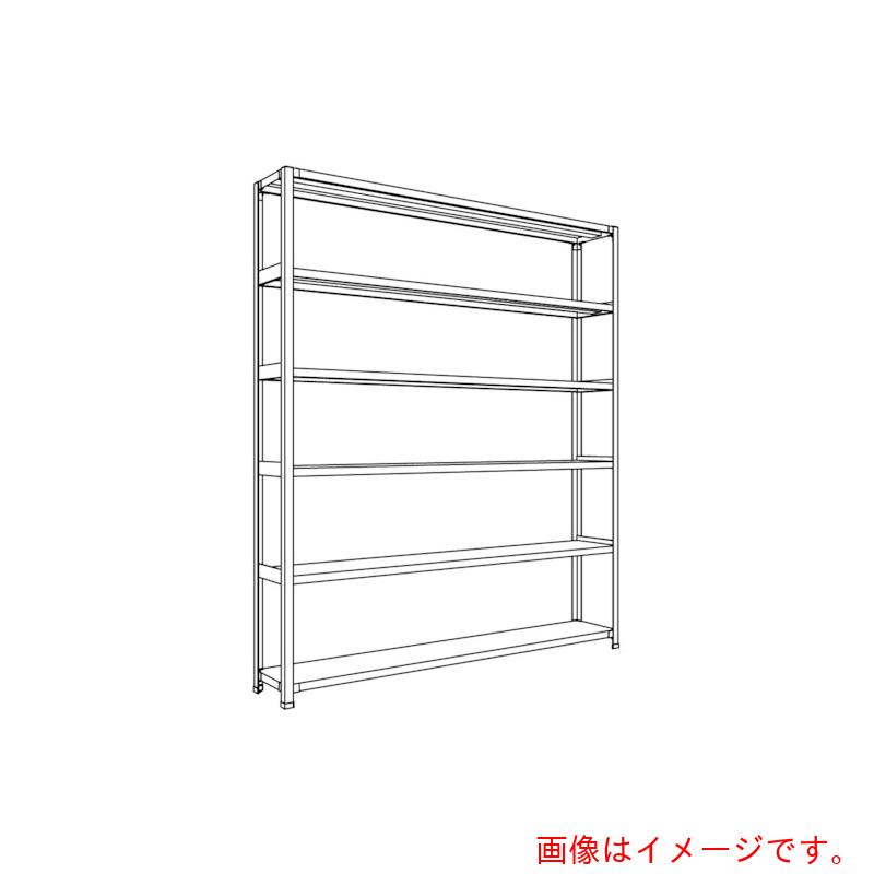 【別途送料あり】日本ファイリング　軽量開放棚　中棚ボルトレスタイプＷ１８００Ｄ３００Ｈ２１００Ｆ６　【品番：LA76K-16】