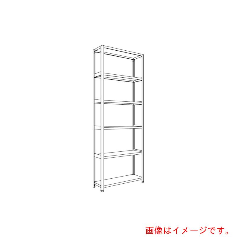 【別途送料あり】日本ファイリング　軽量開放棚　中棚ボルトレスタイプＷ９００Ｄ３００Ｈ２４００Ｆ６　【品番：LA83K-16】