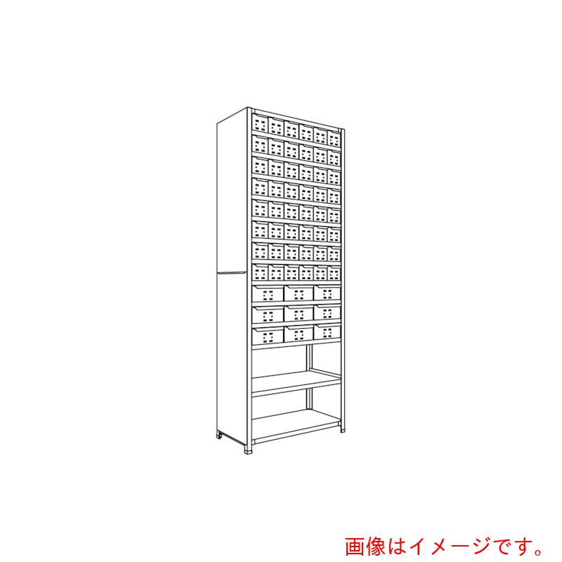 【別途貨物輸送あり】日本ファイリング 抽き出し付軽さ商いもの棚Ｗ９００Ｄ４５０Ｈ２４００Ｆ１４ 【品番：天使の都市83S-714】